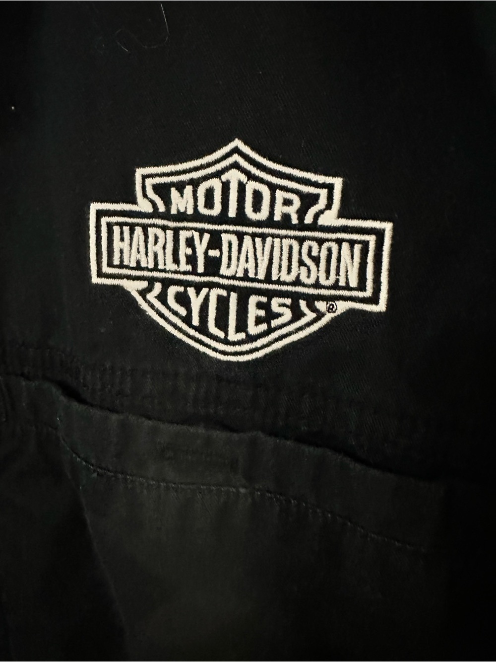 Harley-Davidson Genuine MotorClothes Sleeveless Muscle Button-Down Shirt - Picture 4 of 11